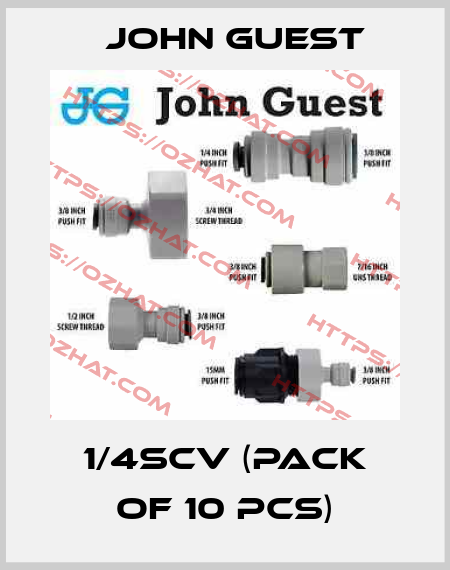 1/4SCV (pack of 10 pcs) John Guest