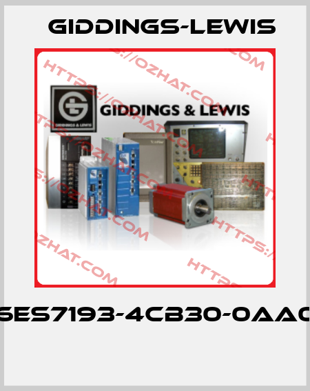 6ES7193-4CB30-0AA0  Giddings-Lewis