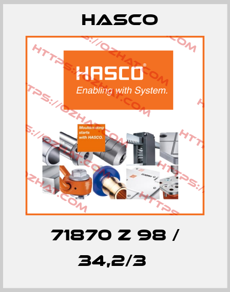 71870 Z 98 / 34,2/3  Hasco