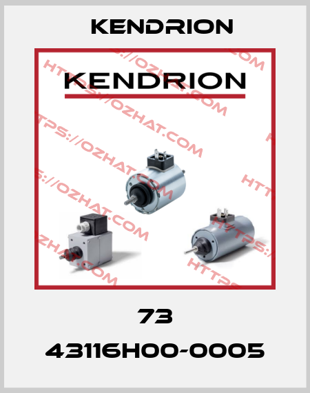 73 43116H00-0005 Kendrion