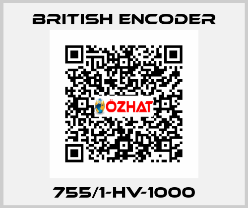 755/1-HV-1000 British Encoder