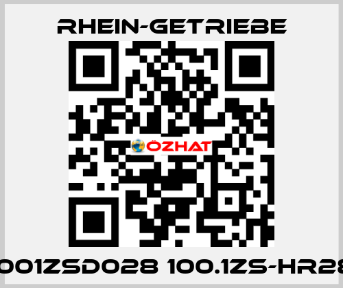 1001ZSD028 100.1ZS-HR28 Rhein-Getriebe