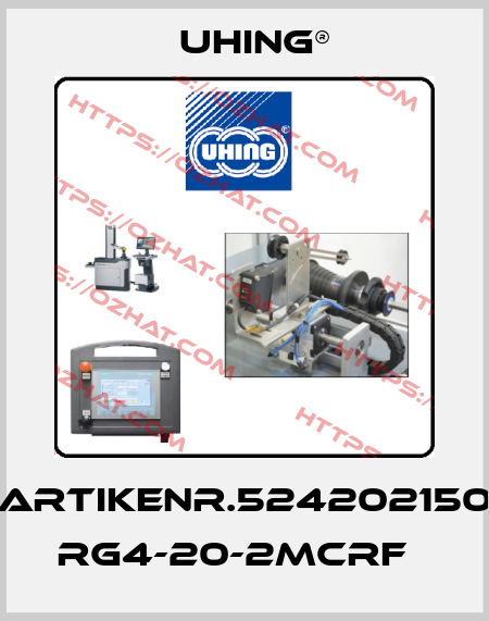 ArtikeNr.524202150  RG4-20-2MCRF   Uhing®