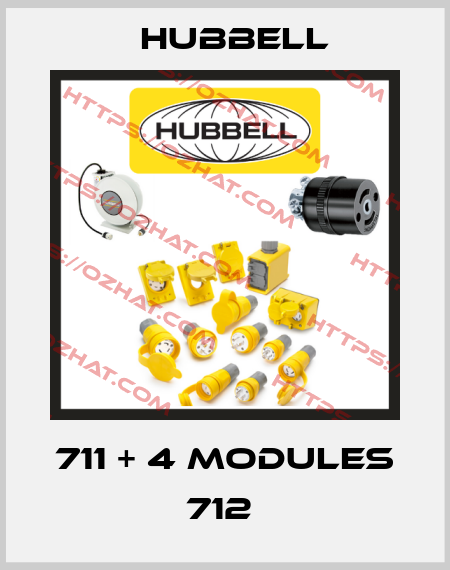 711 + 4 modules 712  Hubbell
