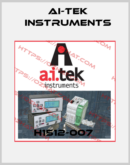 H1512-007  AI-Tek Instruments