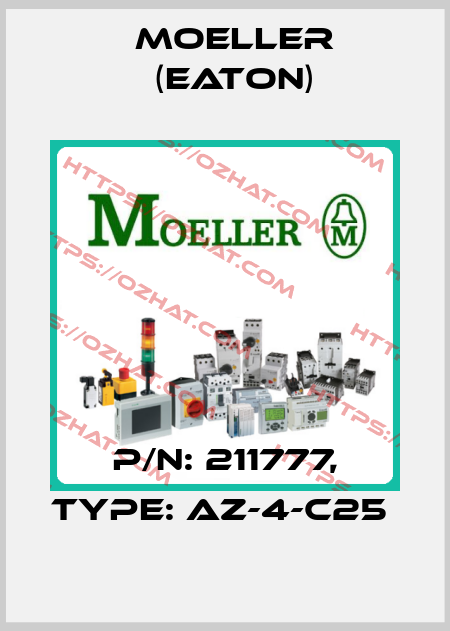 P/N: 211777, Type: AZ-4-C25  Moeller (Eaton)