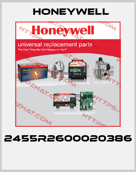 2455R2600020386  Honeywell