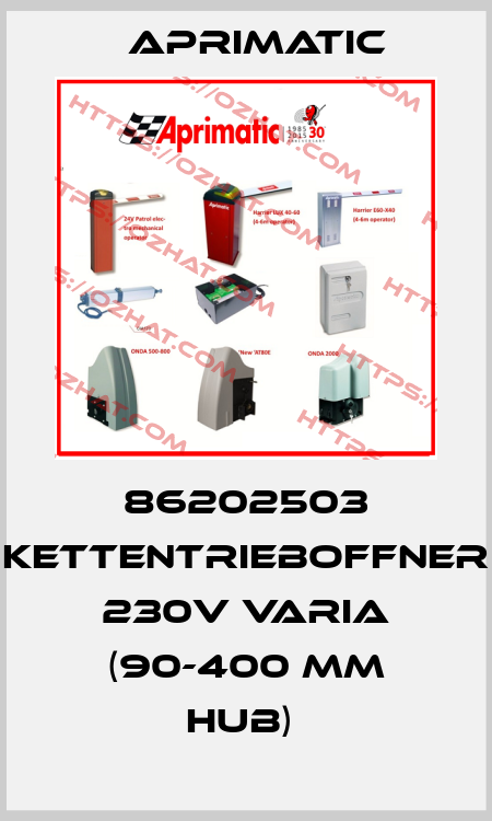 86202503 KETTENTRIEBOFFNER 230V VARIA (90-400 MM HUB)  Aprimatic