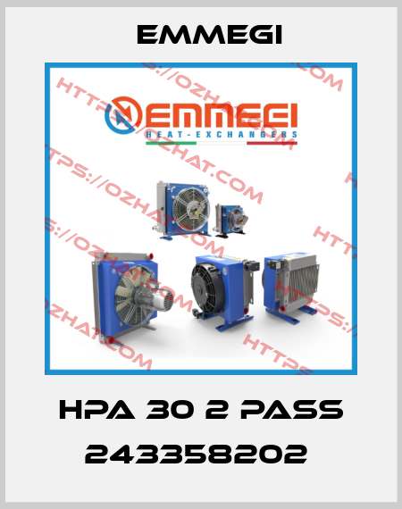 HPA 30 2 PASS 243358202  Emmegi