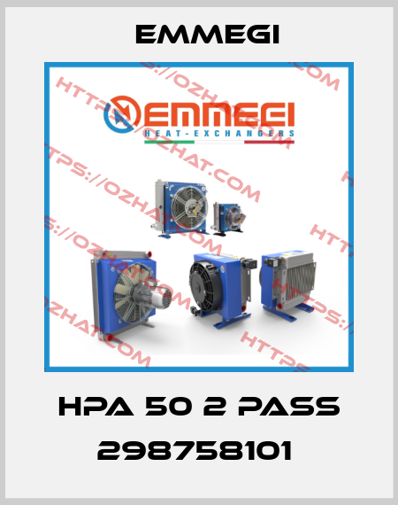 HPA 50 2 PASS 298758101  Emmegi
