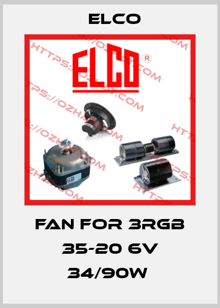 Fan for 3RGB 35-20 6V 34/90W  Elco