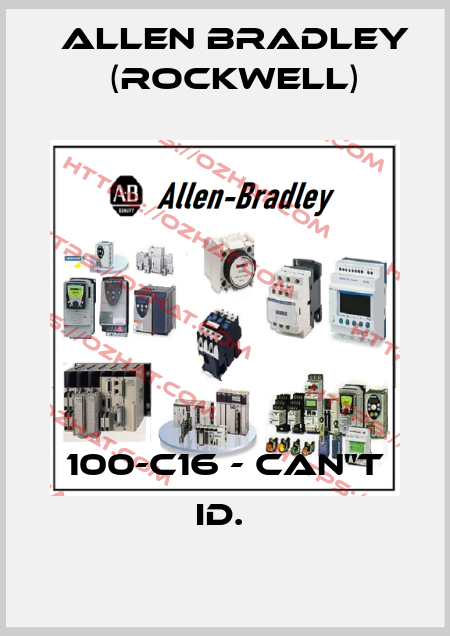 100-C16 - CAN"T ID.  Allen Bradley (Rockwell)