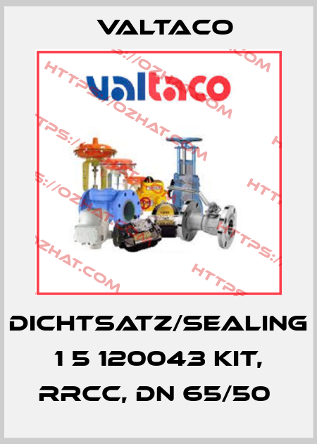 Dichtsatz/sealing 1 5 120043 kit, RRCC, DN 65/50  Valtaco
