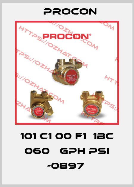 101 C1 00 F1  1BC 060   GPH PSI -0897  Procon