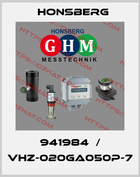 941984  / VHZ-020GA050P-7 Honsberg