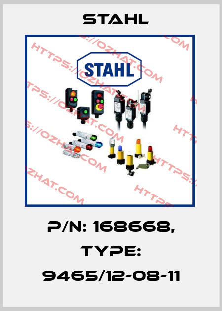 P/N: 168668, Type: 9465/12-08-11 Stahl