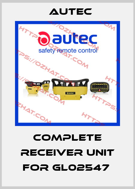 COMPLETE RECEIVER UNIT for GL02547  Autec