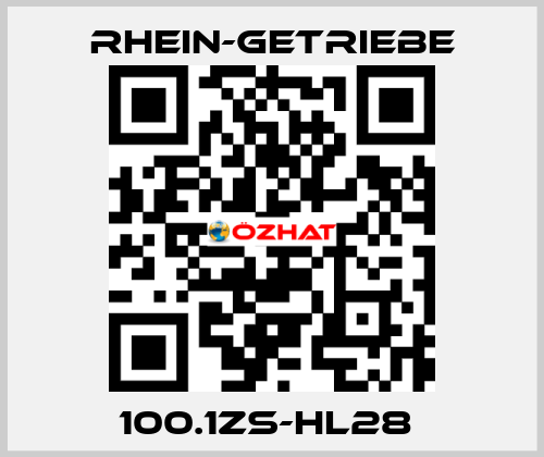 100.1ZS-HL28  Rhein-Getriebe