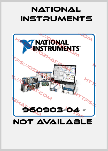 960903-04 - NOT AVAILABLE  National Instruments