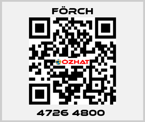 4726 4800  Förch
