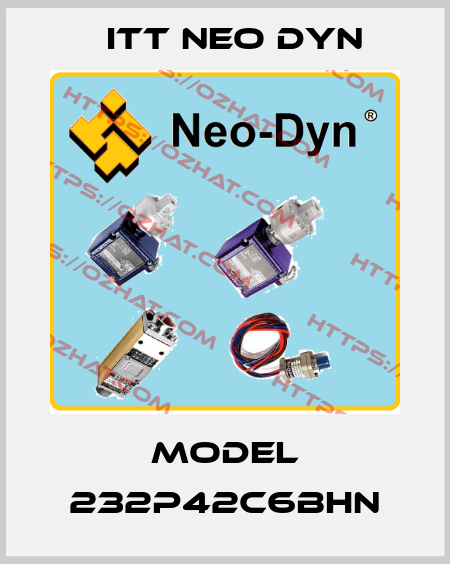 Model 232P42C6BHN ITT NEO DYN
