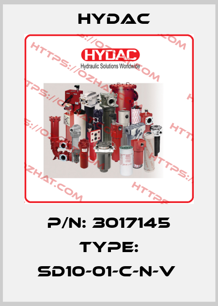 P/N: 3017145 Type: SD10-01-C-N-V  Hydac