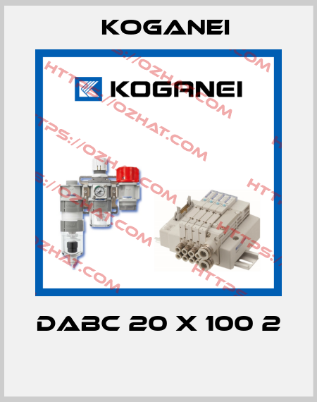 DABC 20 X 100 2  Koganei