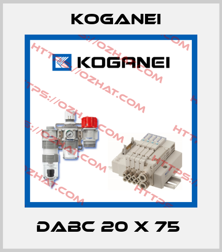 DABC 20 X 75  Koganei
