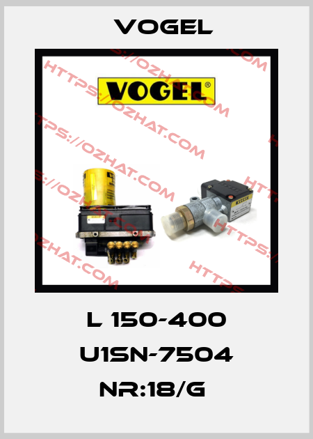 L 150-400 U1SN-7504 NR:18/G  Vogel