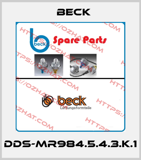 DDS-MR984.5.4.3.K.1 Beck