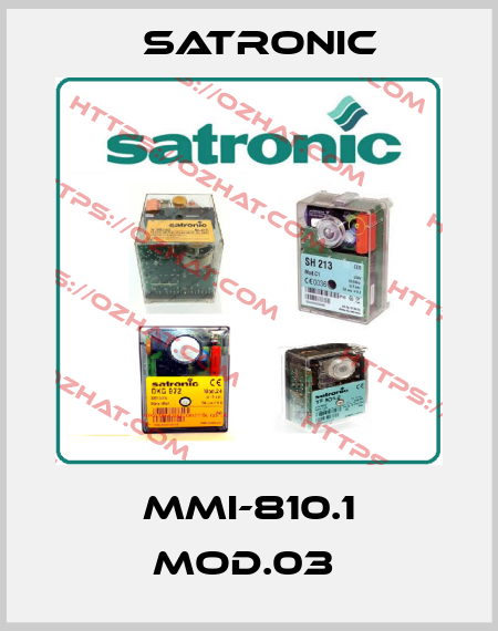 MMI-810.1 Mod.03  Satronic