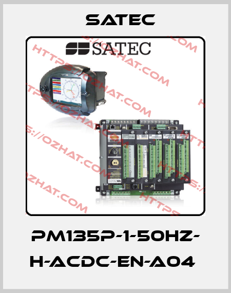 PM135P-1-50Hz- H-ACDC-EN-A04  Satec