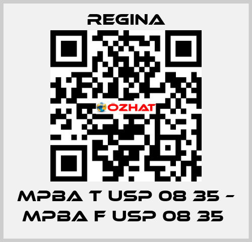 MPBA T USP 08 35 – MPBA F USP 08 35  Regina