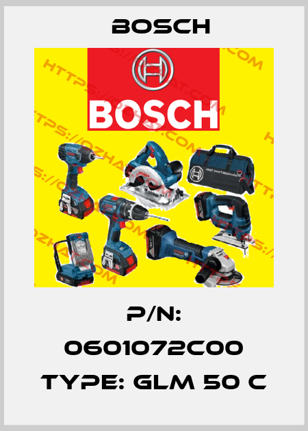 P/N: 0601072C00 Type: GLM 50 C Bosch