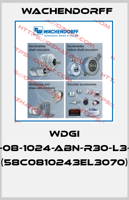 WDGI 58C-08-1024-ABN-R30-L3-070 (58C0810243EL3070)  Wachendorff