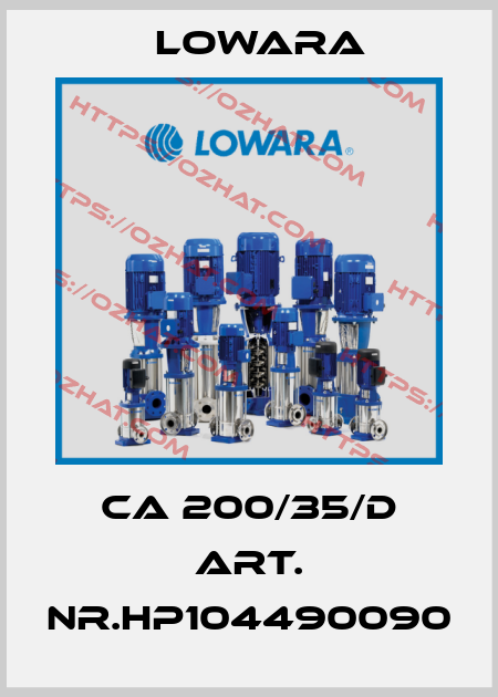 CA 200/35/D Art. Nr.HP104490090 Lowara