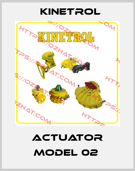 ACTUATOR MODEL 02  Kinetrol
