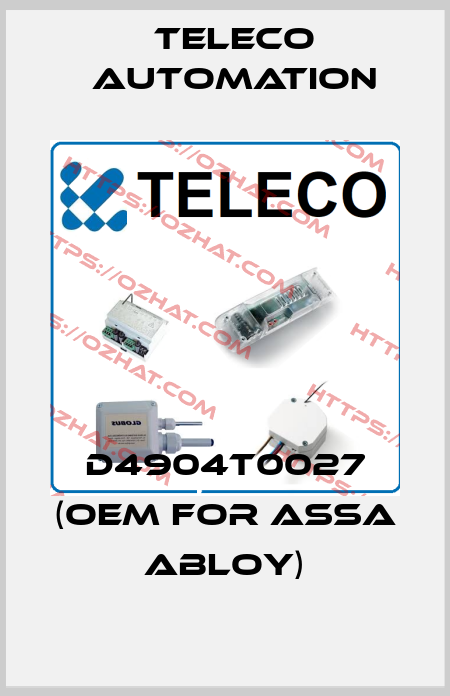 D4904T0027 (OEM for ASSA ABLOY) TELECO Automation