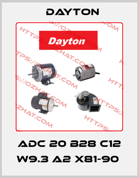 ADC 20 B28 C12 W9.3 A2 X81-90  DAYTON
