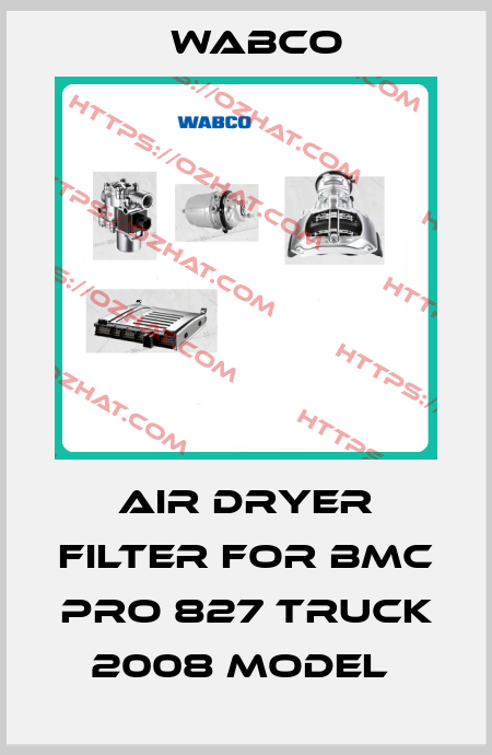 AIR DRYER FILTER FOR BMC PRO 827 TRUCK  2008 MODEL  Wabco