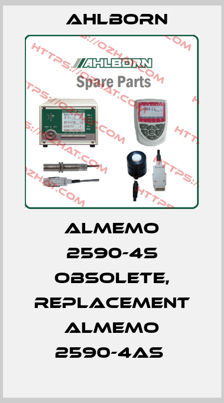 ALMEMO 2590-4S obsolete, replacement ALMEMO 2590-4AS  Ahlborn