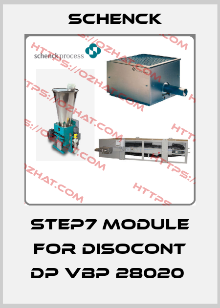 STEP7 module for DISOCONT DP VBP 28020  Schenck