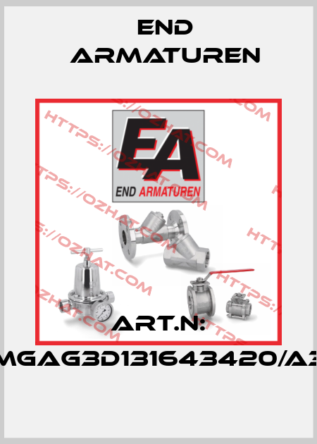 ART.N: MGAG3D131643420/A3 End Armaturen