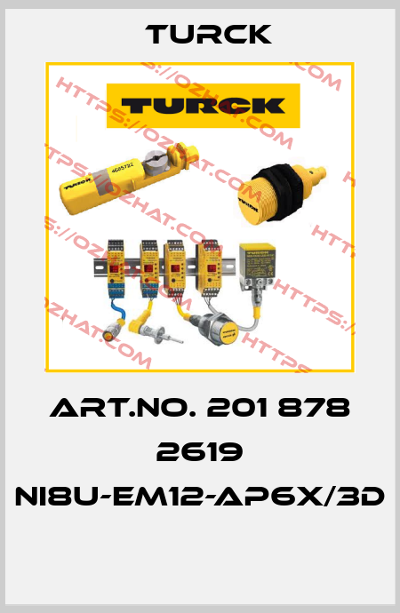 ART.NO. 201 878 2619 NI8U-EM12-AP6X/3D  Turck