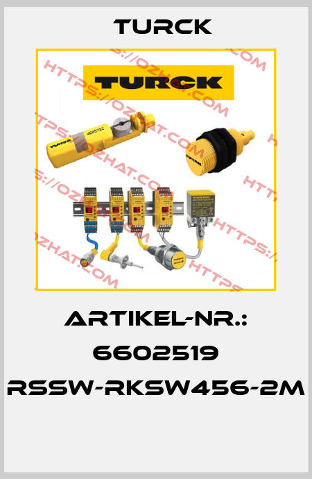 ARTIKEL-NR.: 6602519 RSSW-RKSW456-2M  Turck