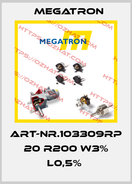 ART-NR.103309RP 20 R200 W3% L0,5%  Megatron