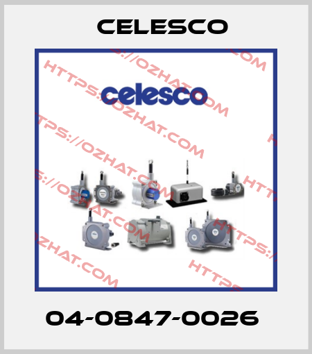 04-0847-0026  Celesco