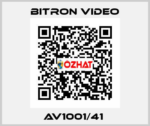 AV1001/41  Bitron video