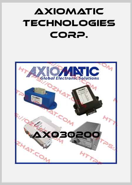 AX030200 Axiomatic Technologies Corp.