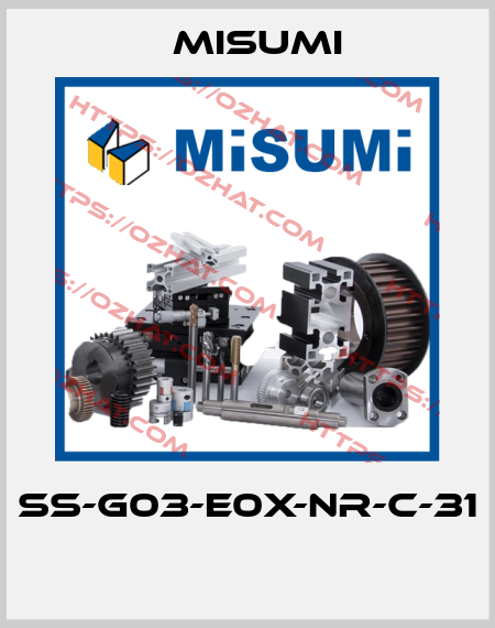 SS-G03-E0X-NR-C-31  Misumi